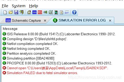proteus fatal simulation error - proteus相关 - Proteus8软件_Proteus软件